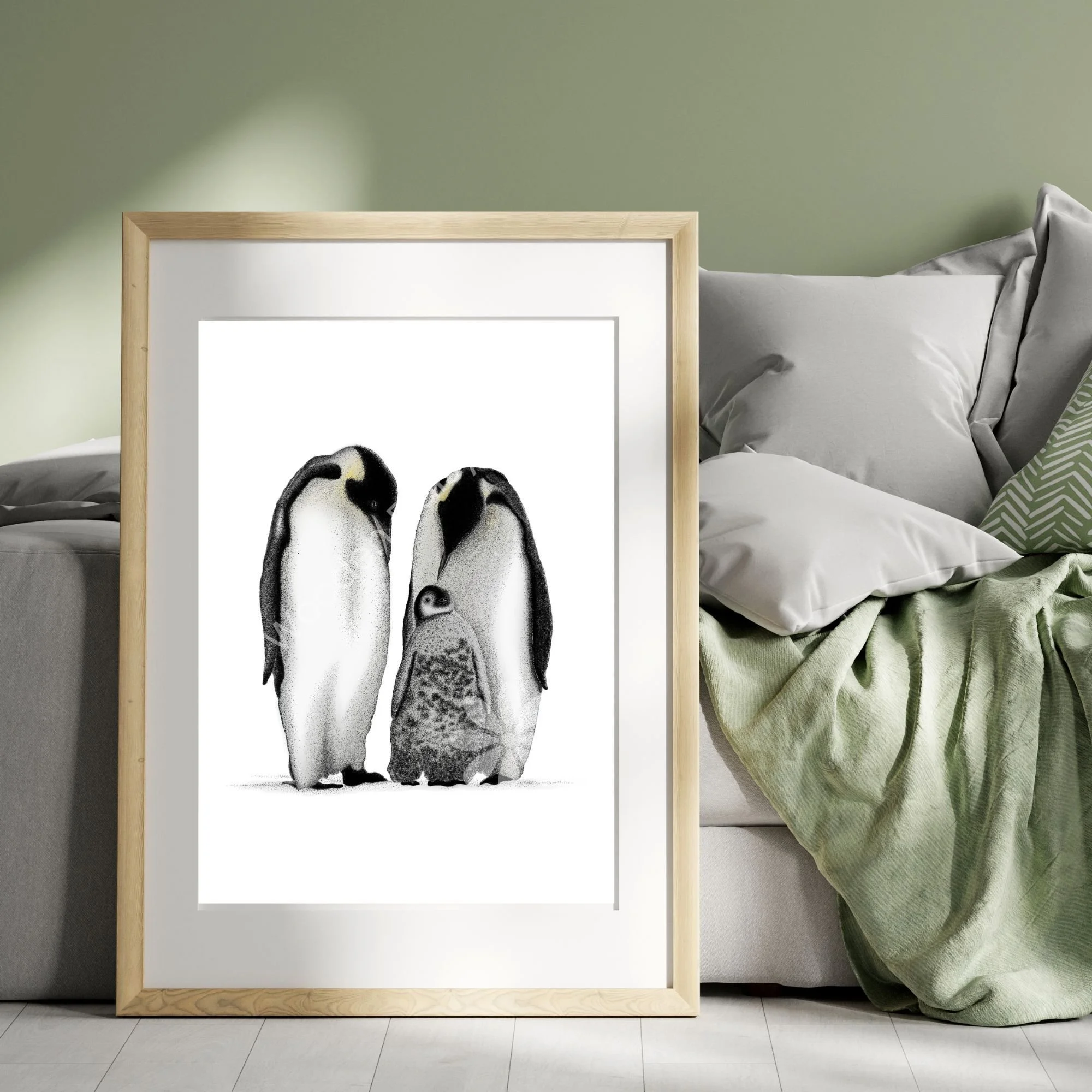 0186 Penguins ETSY 2000px frame mockup sofa floor-watermarked.jpg