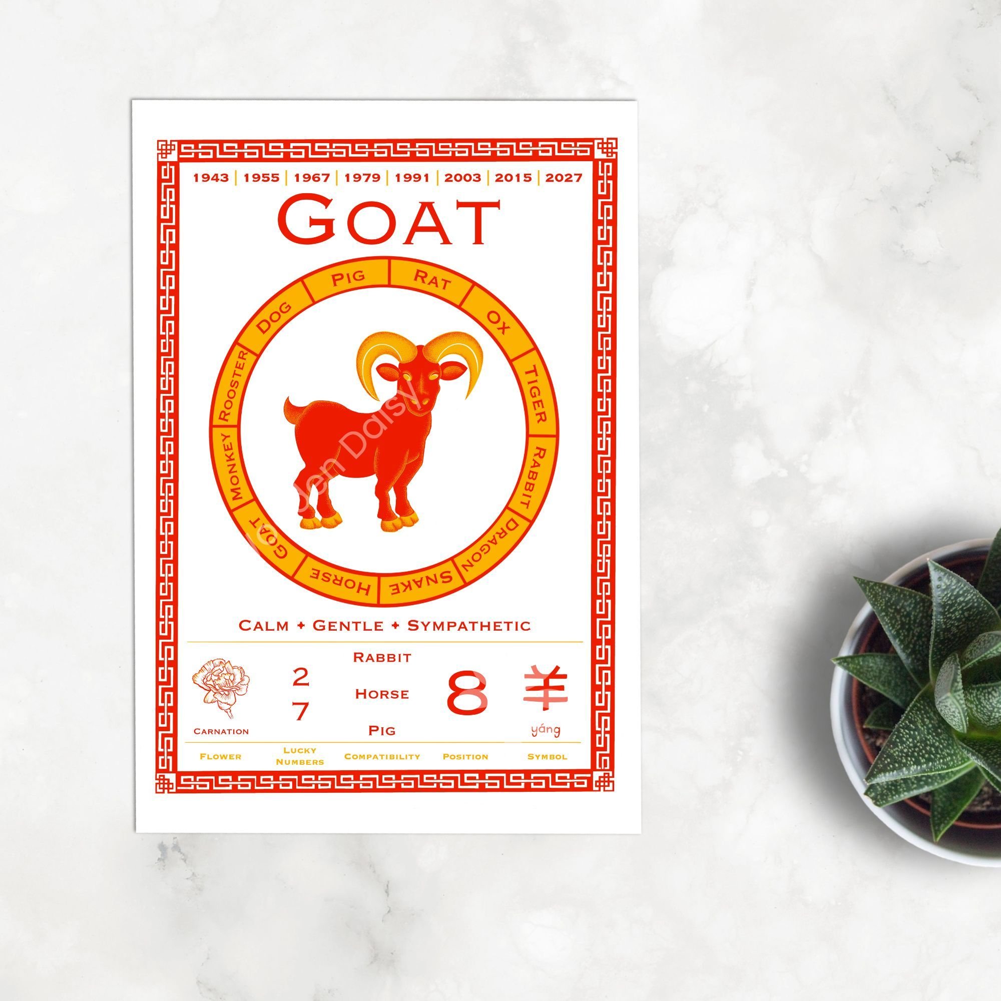 0166h Chinese Zodiac White GOAT ETSY 2000px flatlay-watermarked.jpg