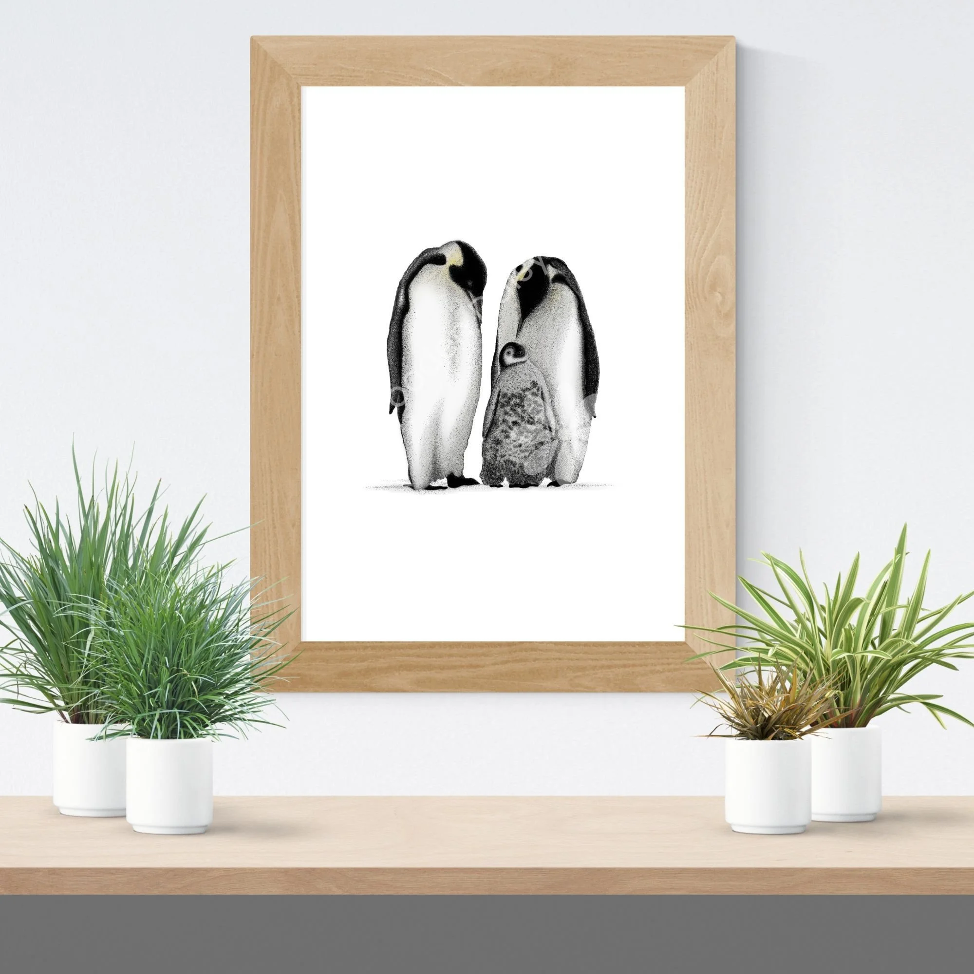 0186 Penguins ETSY 2000px frame mockup shelf-watermarked.jpg