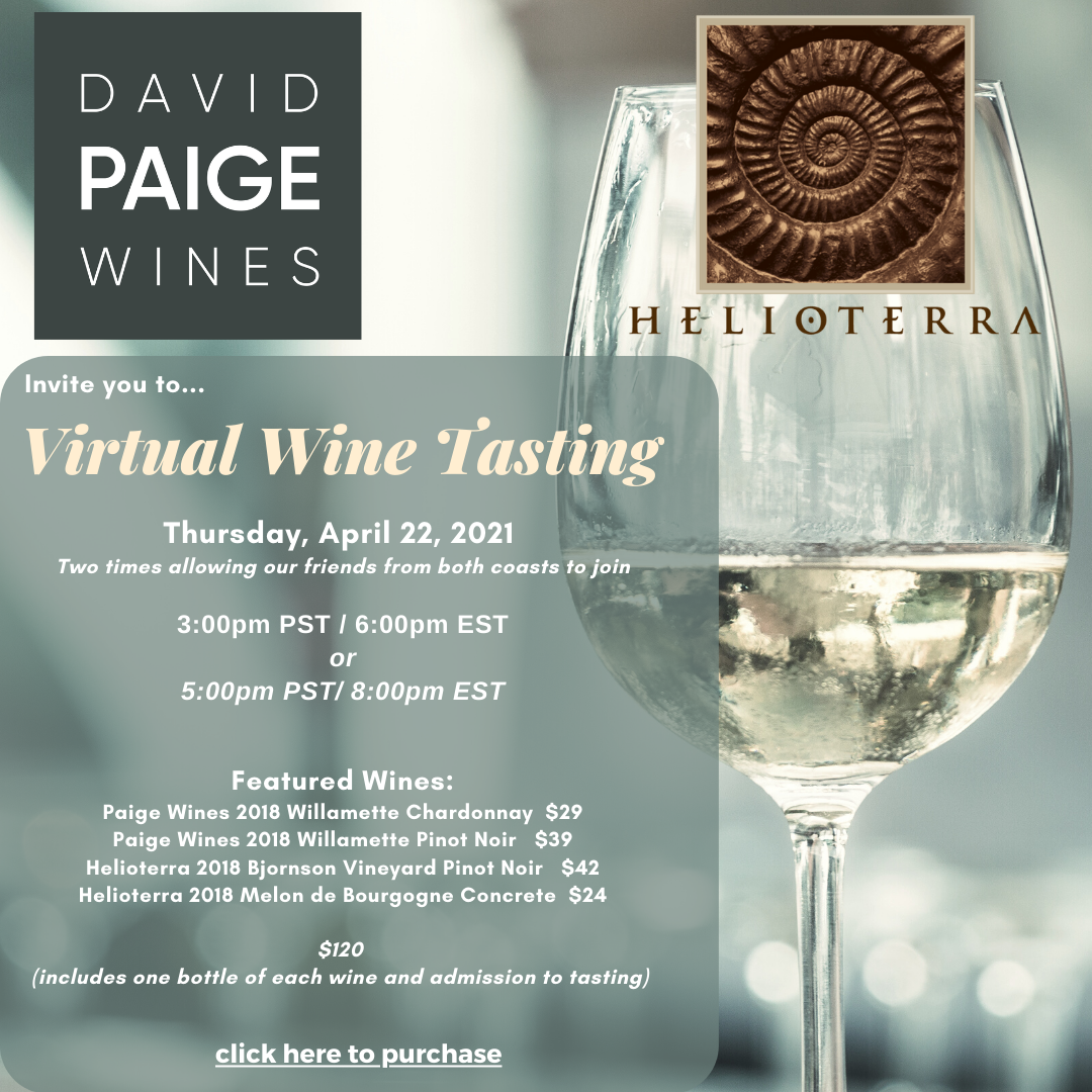 We’re pairing up with Helioterra Wines for a Virtual Tasting 