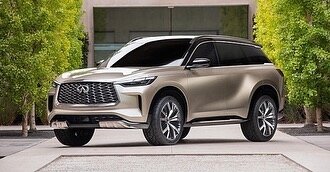 Here&rsquo;s the all-new #qx60 Monograph concept from @infiniti - a preview of the 2022 QX60 that will compete with the #Lexus #RX and #Acura #MDX among many others. 

⁣Follow 👉🏼 @e.carz for more future cars 
.
.
.
.
#qx60monograph #beijingautoshow