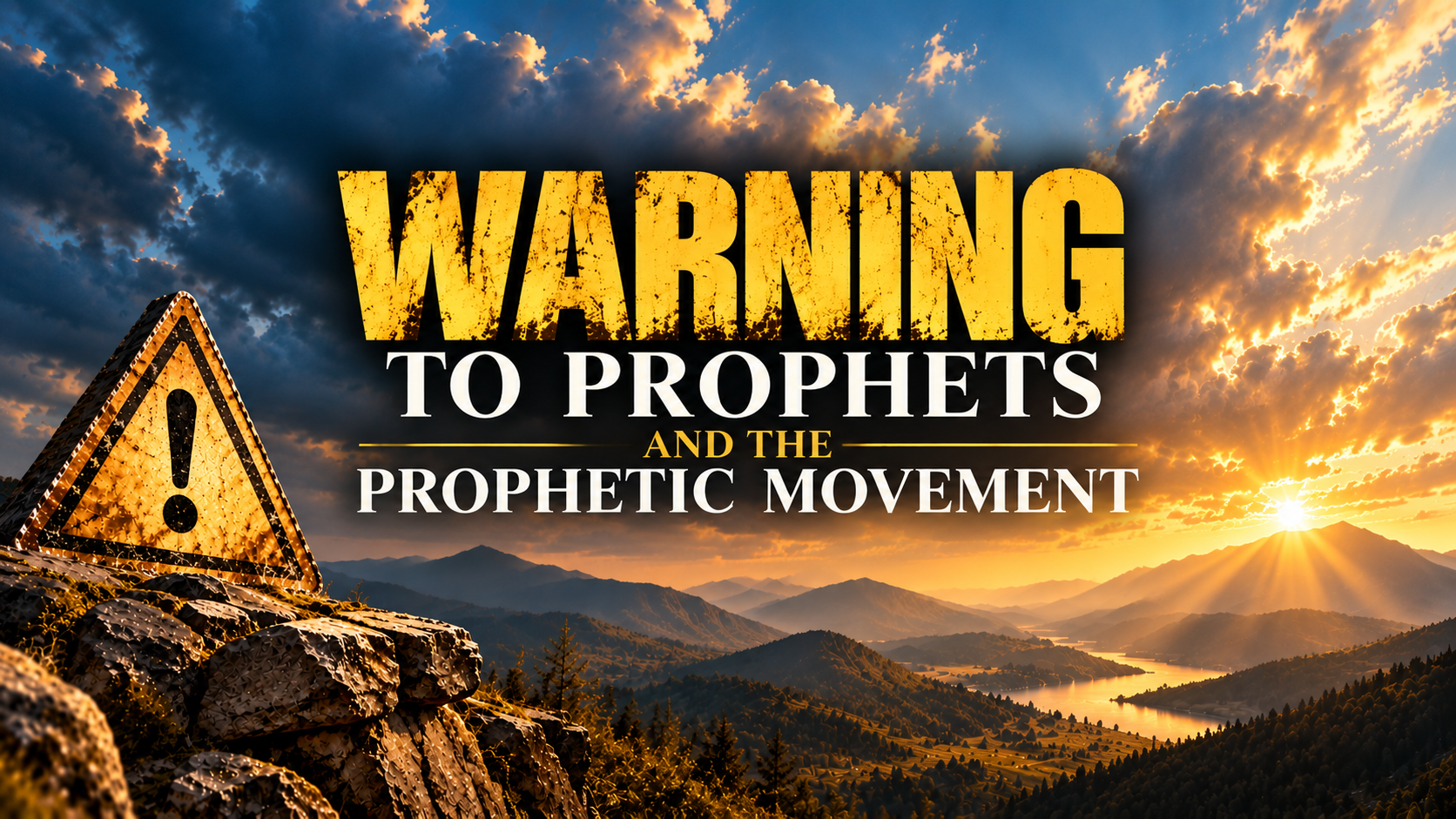 WARNING TO PROPHETS and THE PROPHETIC MOVEMENT