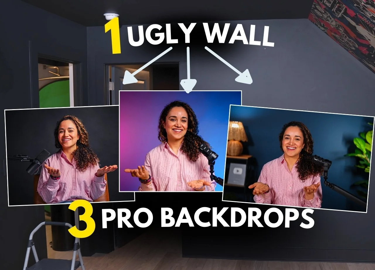 3 Home Podcast Studio Background Ideas for Tiny Spaces