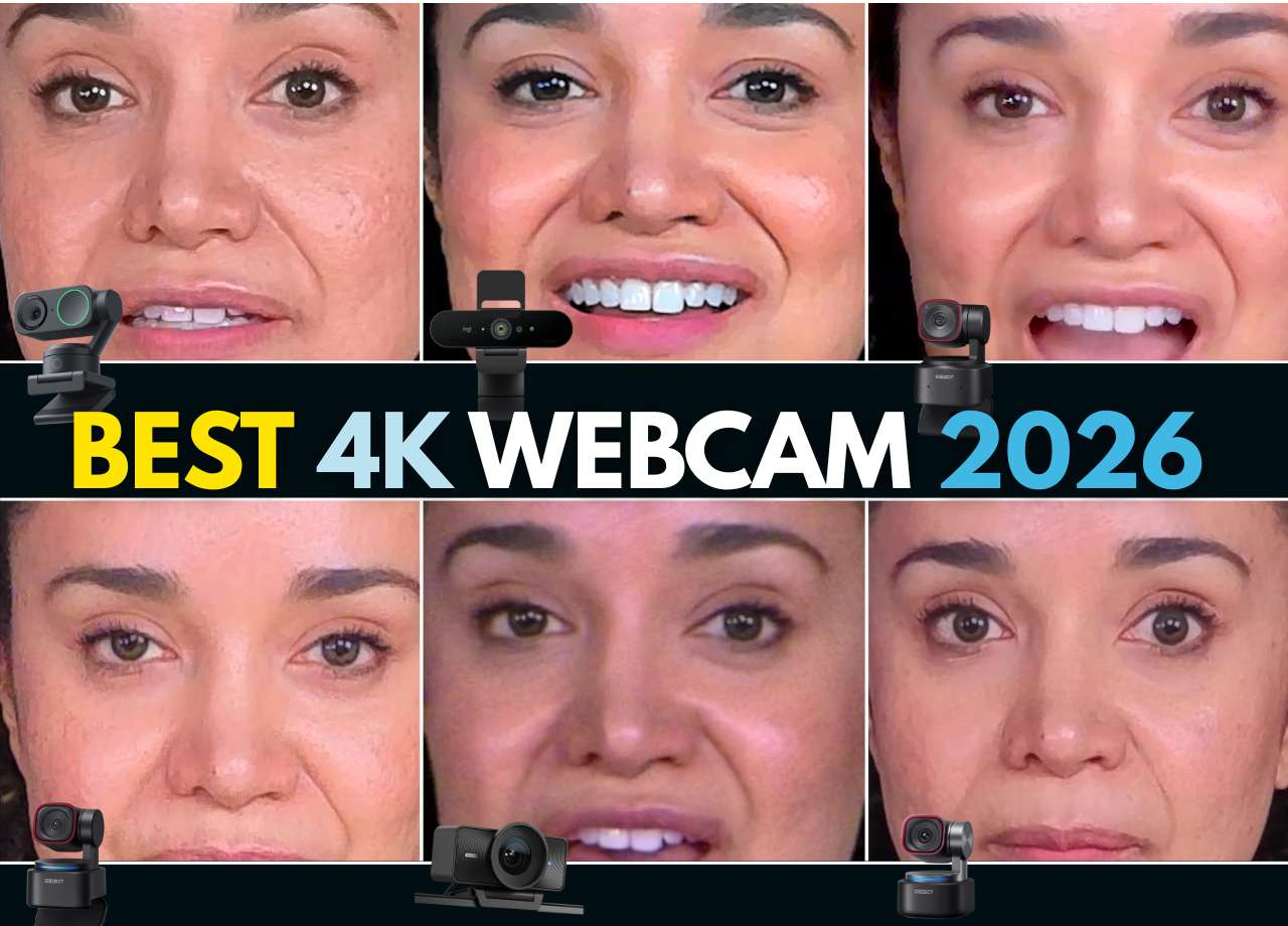 Best 4K Webcams for Video Podcasting in 2026: We Tested 6 and Scored Every Frame
