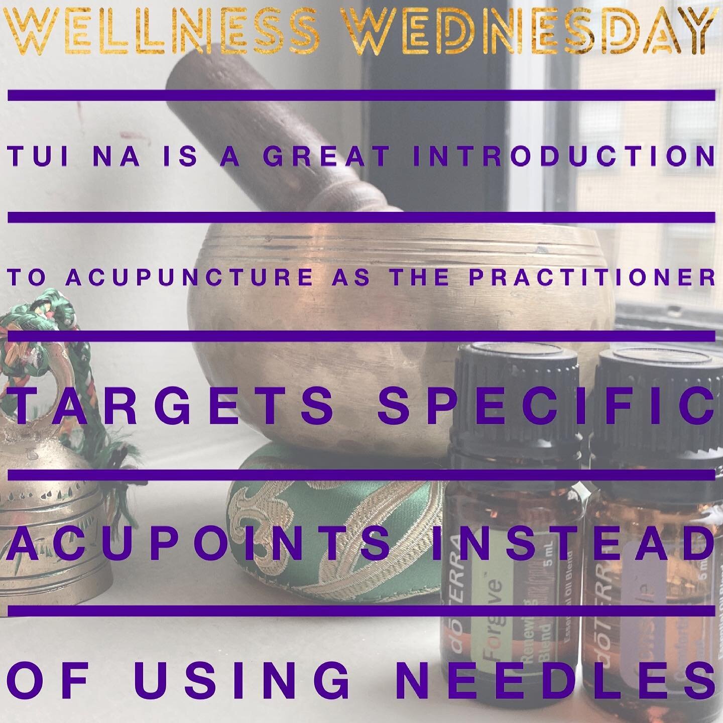 Wellness Wednesday tip!! This week as we focus on #faith @rosediamondacupuncture would like to help you build that Faith in holistic healing! 
💜
If you&rsquo;re not quite ready for acupuncture have you considered Tui Na massage? It&rsquo;s a stimula