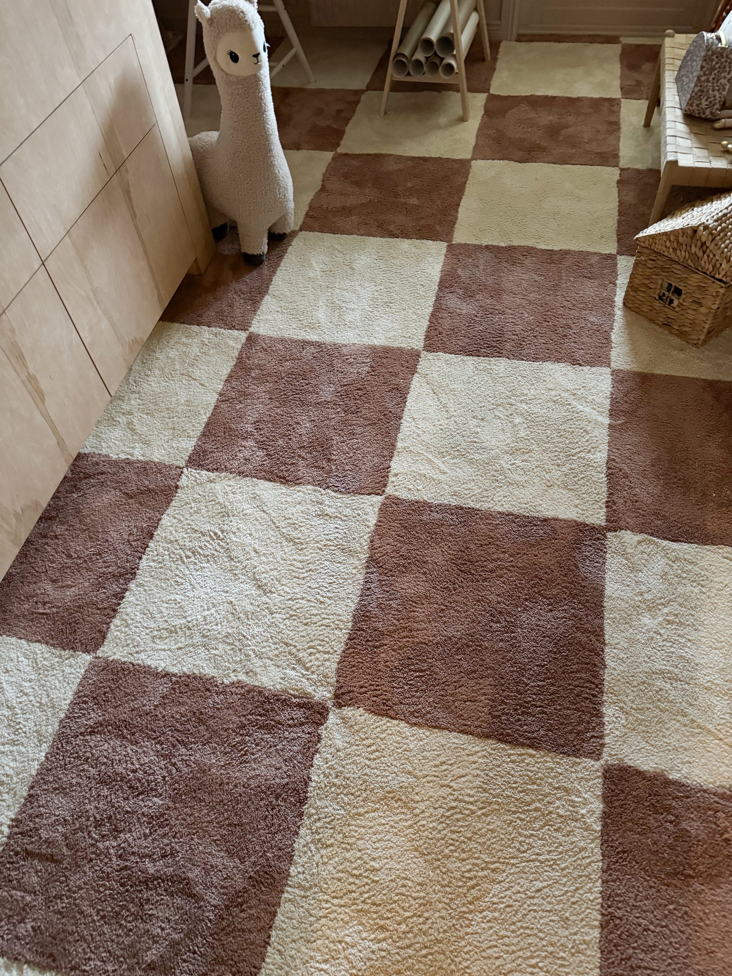 Mjukt golv med mönster