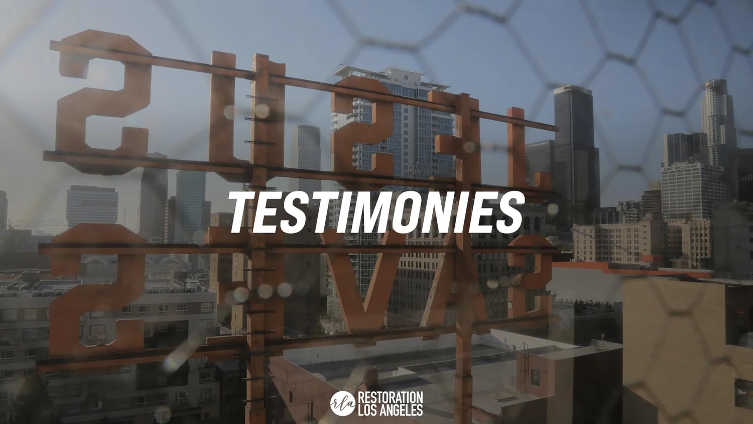 Testimonies episode artwork