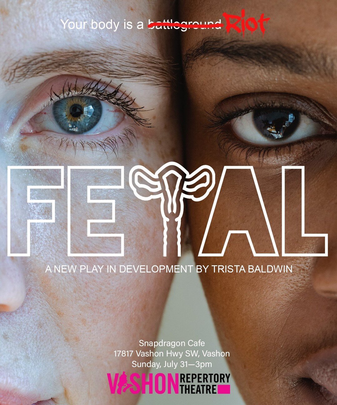 Friday, July 29, 3pm at the Black Cat Cabaret in Snapdragon -- Island playwright Trista Baldwin's new work, Fetal, premieres as a reading.  Fetal is an unfiltered exploration of women&rsquo;s physical realities, encompassing a kaleidoscope of reprodu