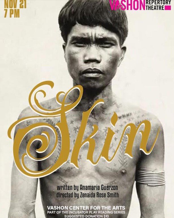 Our second Incubator Play Reading for this season happens Monday, November 21, 7pm at Vashon Center for the Arts.  Come for the reading; stay for the talkback.
&quot;Skin&quot; braids together two stories, one true historical story, and one fictional