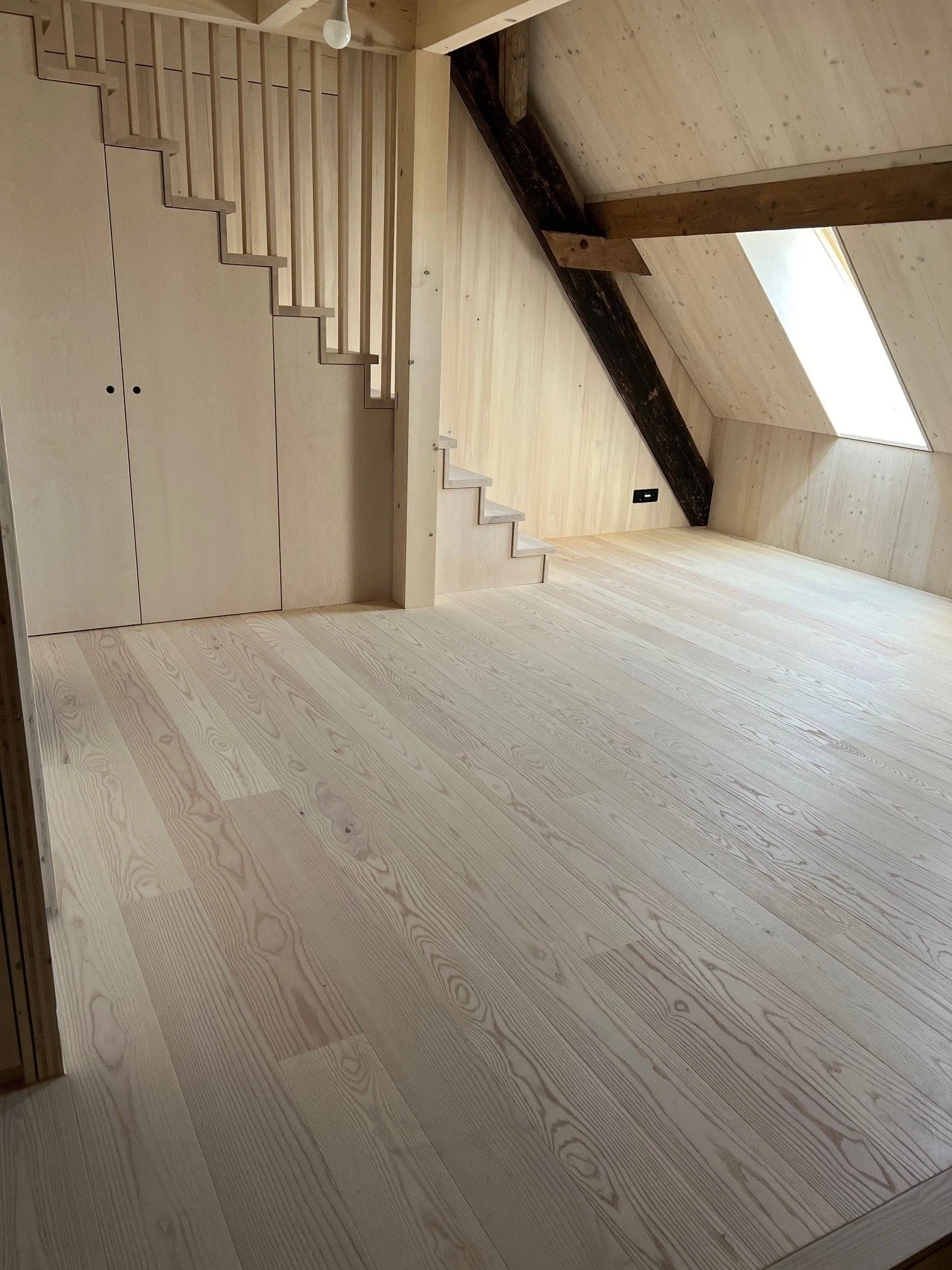 Umbau von Landhausdielen Parkett 