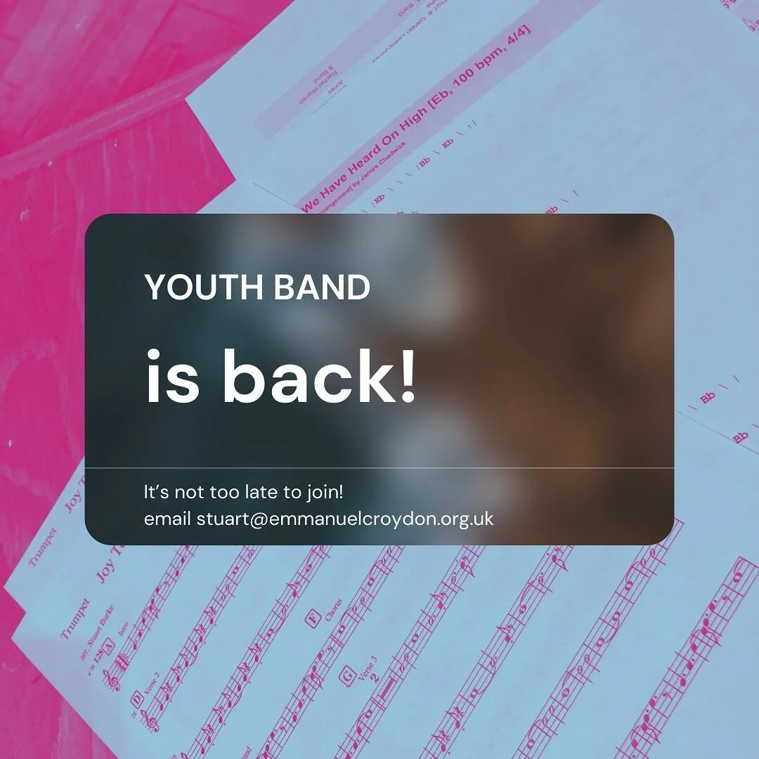 We had an amazing time at our first post-pandemic Youth Band rehearsal on Monday! It&rsquo;s not too late to join in if you&rsquo;re in years 7-13.