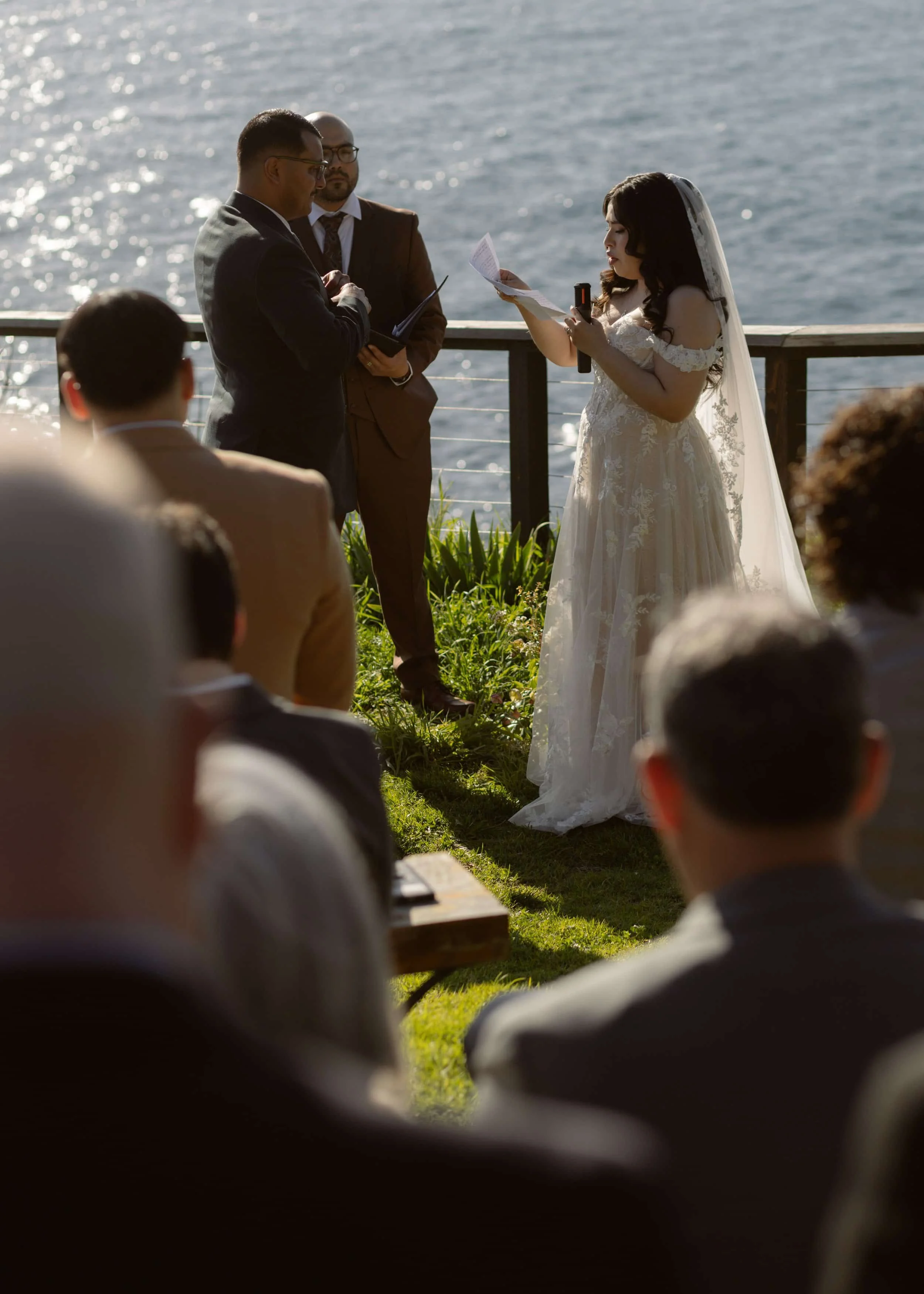 Destination wedding photographer at Wind & Sea Big Sur ceremony