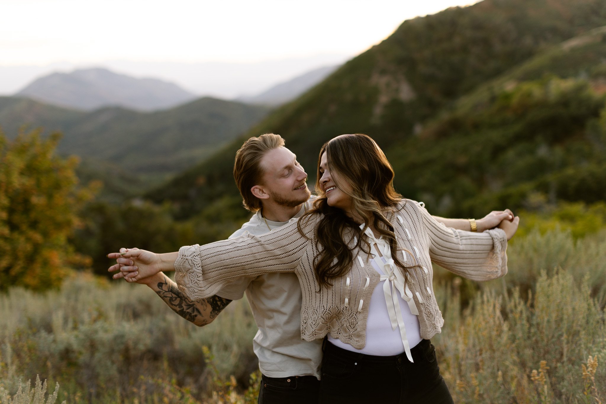 Golden Hour&nbsp;Park City Utah Engagement Session