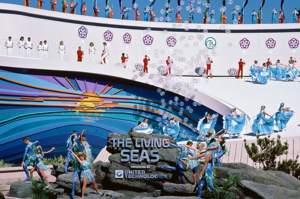  The Living Seas was the last EPCOT Center pavilion to feature a performance by the Showtime Dancers that opened the park 4 years earlier 