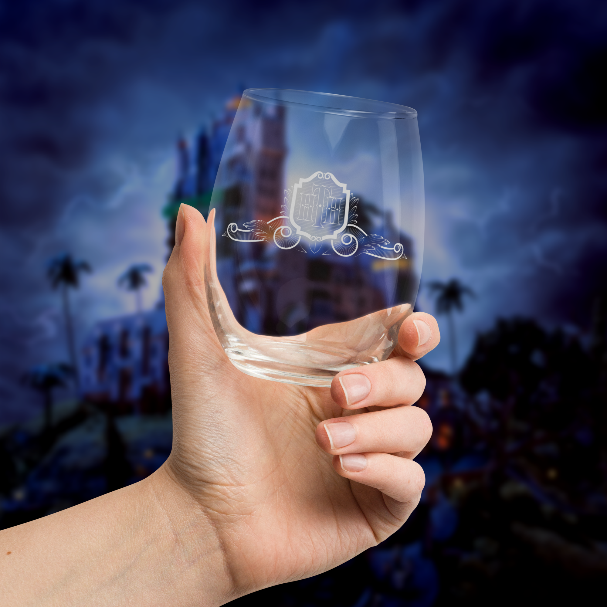 HTH Marquee | Stemless Wine Glass
