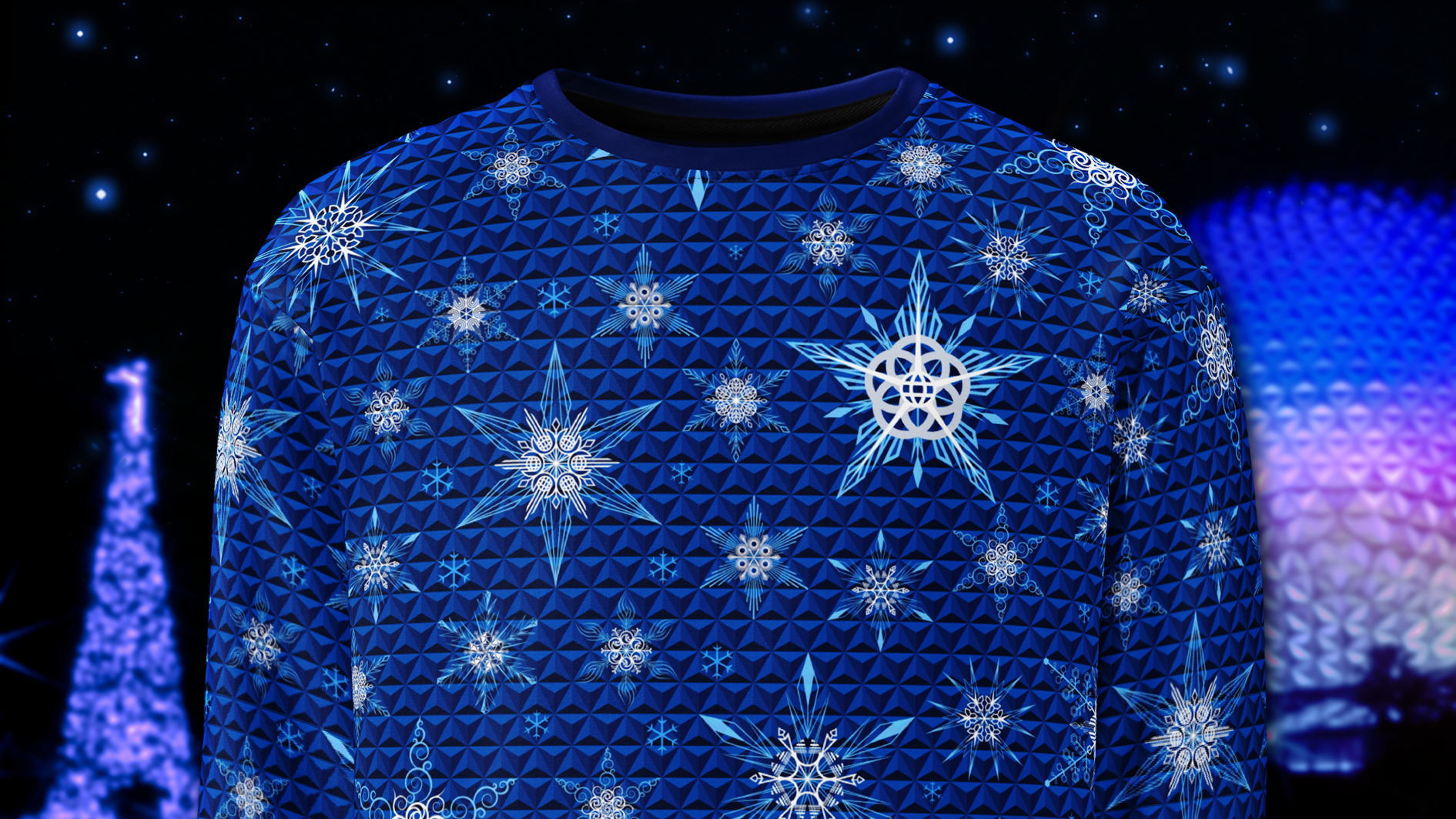 Future World Fractals | Sweater