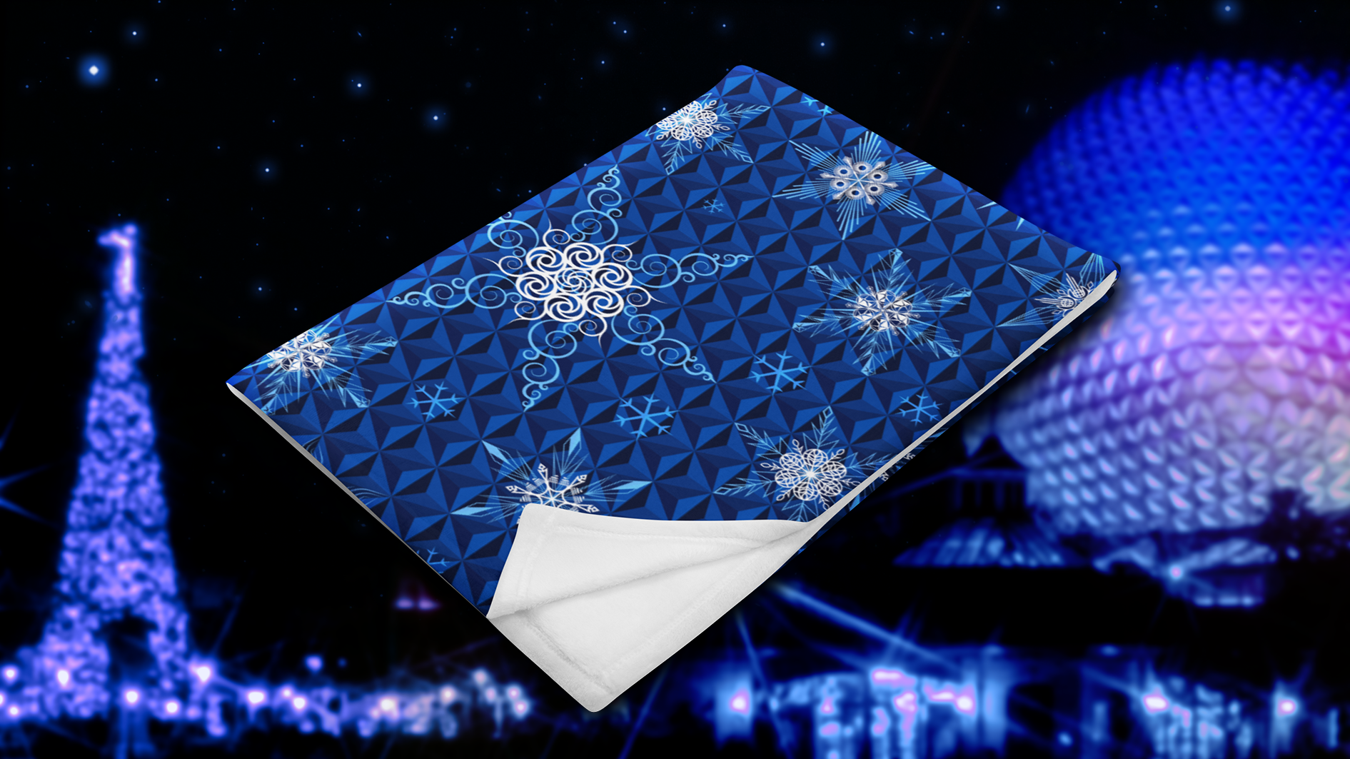 Future World Fractals | Throw Blanket 
