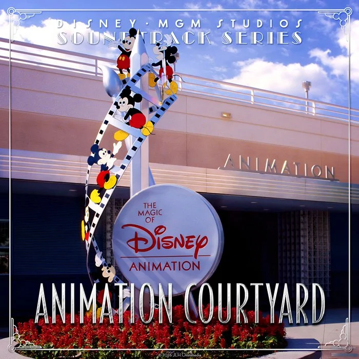  Beyond the mammoth arch that served as the gateway to Animation Courtyard - home to The Magic of Disney Animation, where park guests were invited to witness "The Illusion of Life", featuring an atmosphere of&nbsp;songs and scores from Walt Disney ma