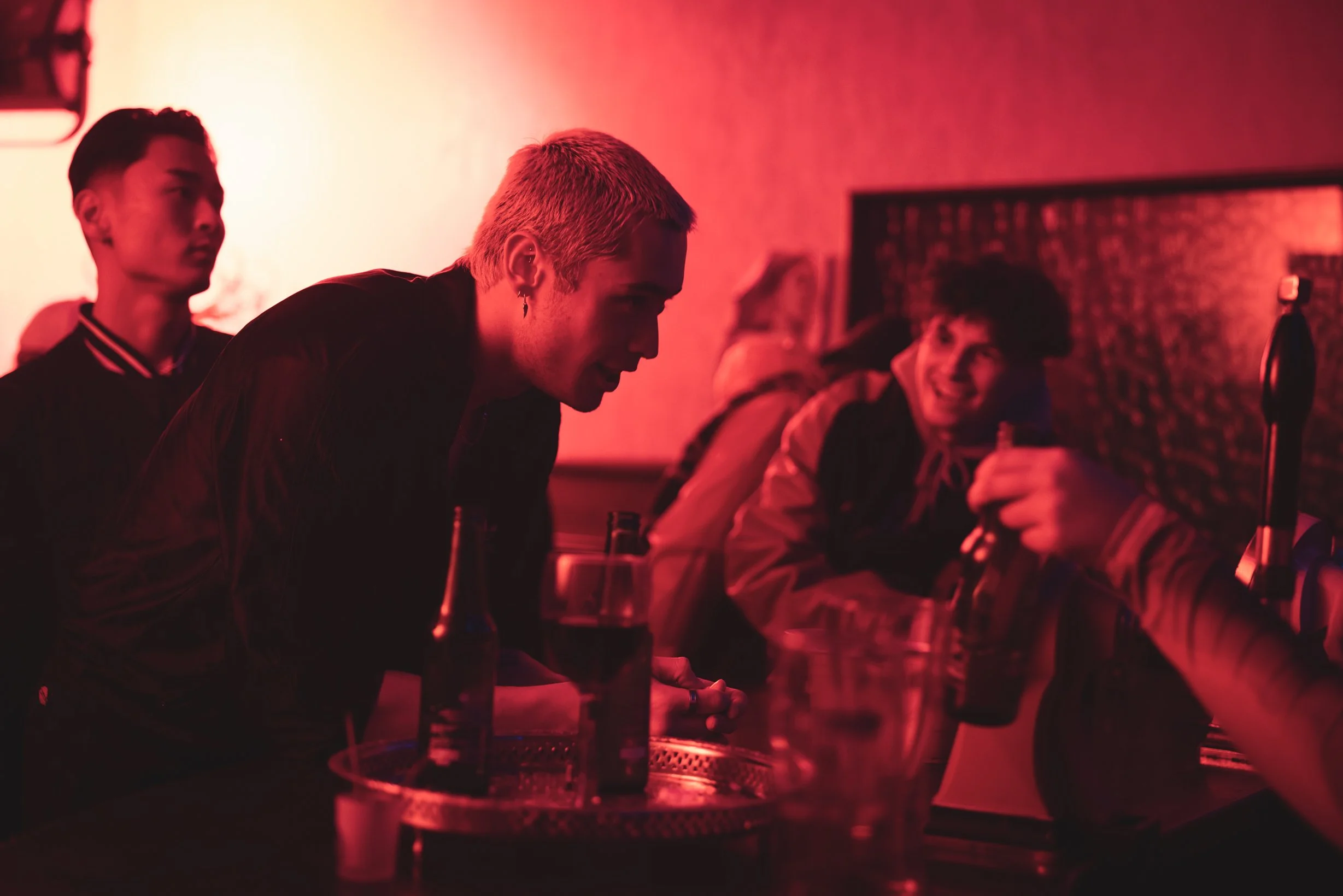 Dan, Corin and Steven in Jonasu/JC Stewart 'On My Mind' music video. Produced by Stori Creative.