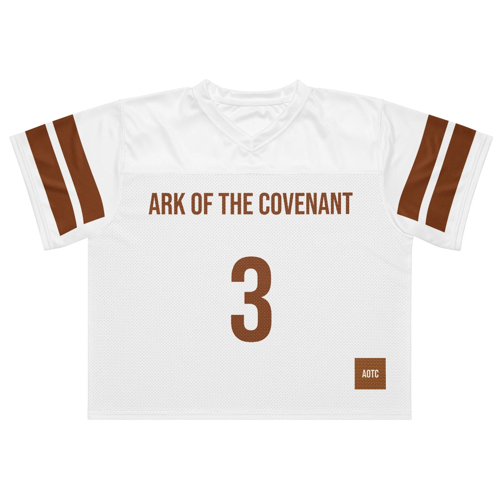 Ark of the Covenant Jersey White and Sadie brown