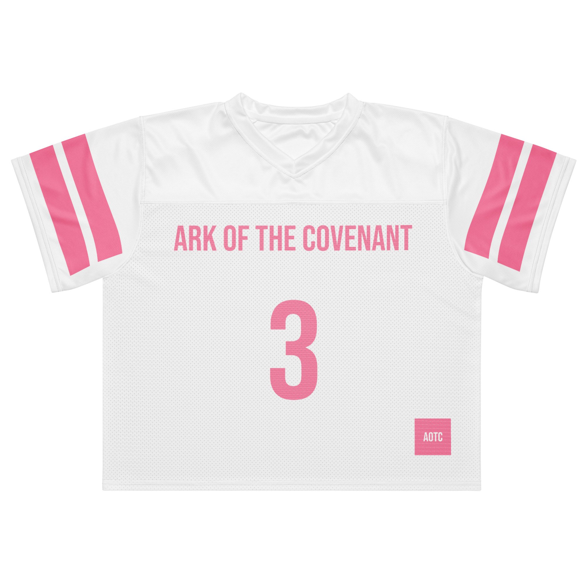 Ark of the Covenant Jersey White and Pink