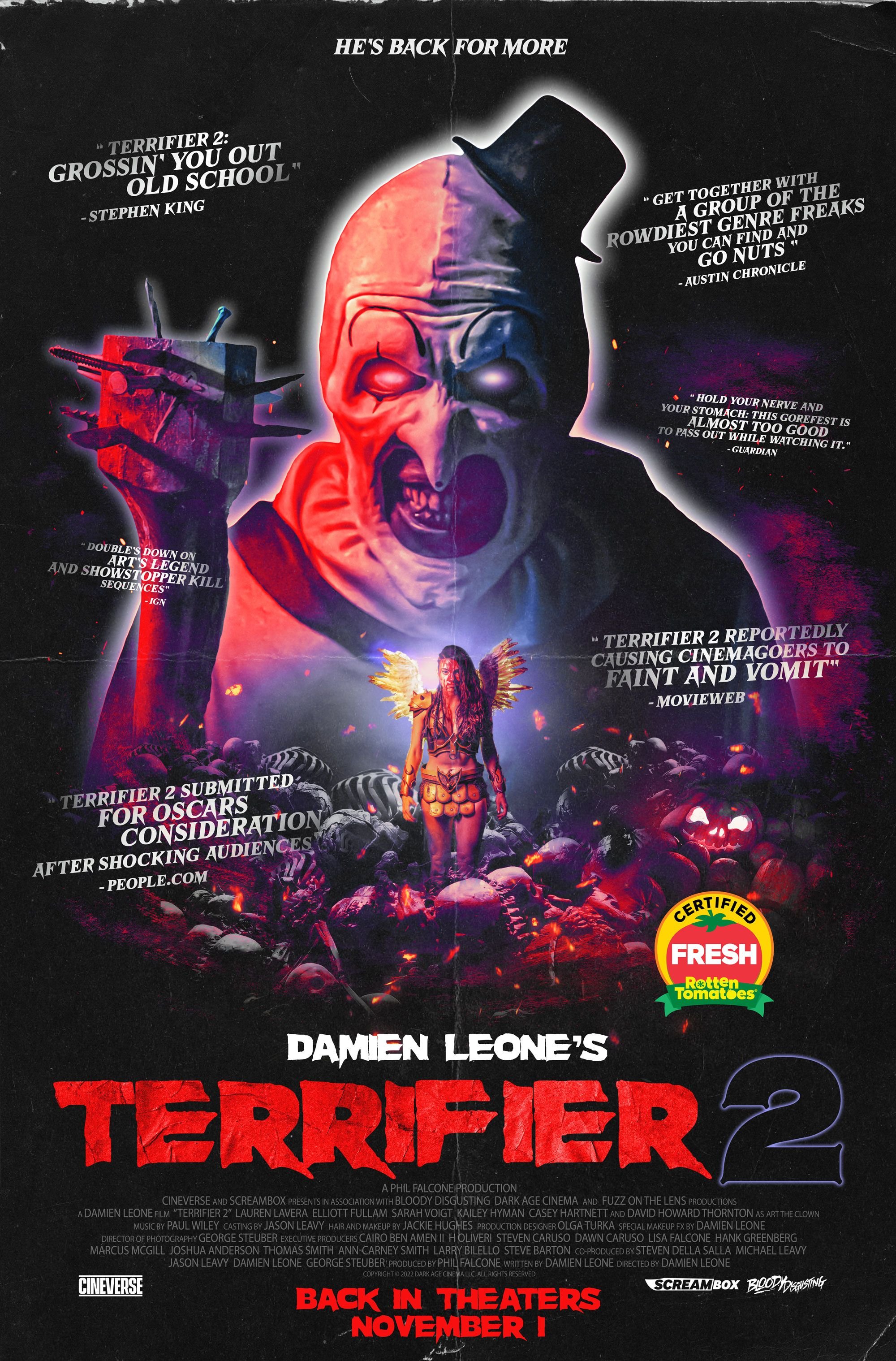  Terrifier 2: Collector's Edition [Blu-ray] : Damien Leone,  Damien Leone, Lauren LaVera, David Howard Thornton, Elliott Fullam, Felissa  Rose, Chris Jericho: Movies & TV