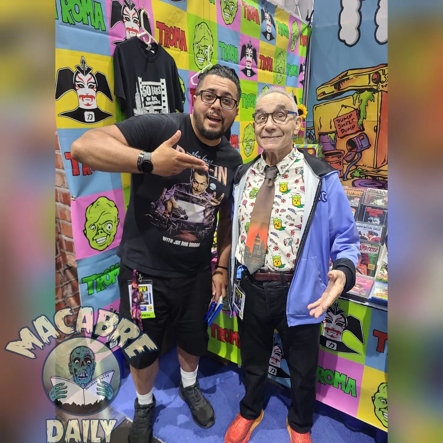 It's always a pleasure running into @unclelloydkaufman here at SDCC. He called us &quot;sexy&quot; we called him &quot;breath taking&quot; it was a good time had by all. Expect an interview soon!