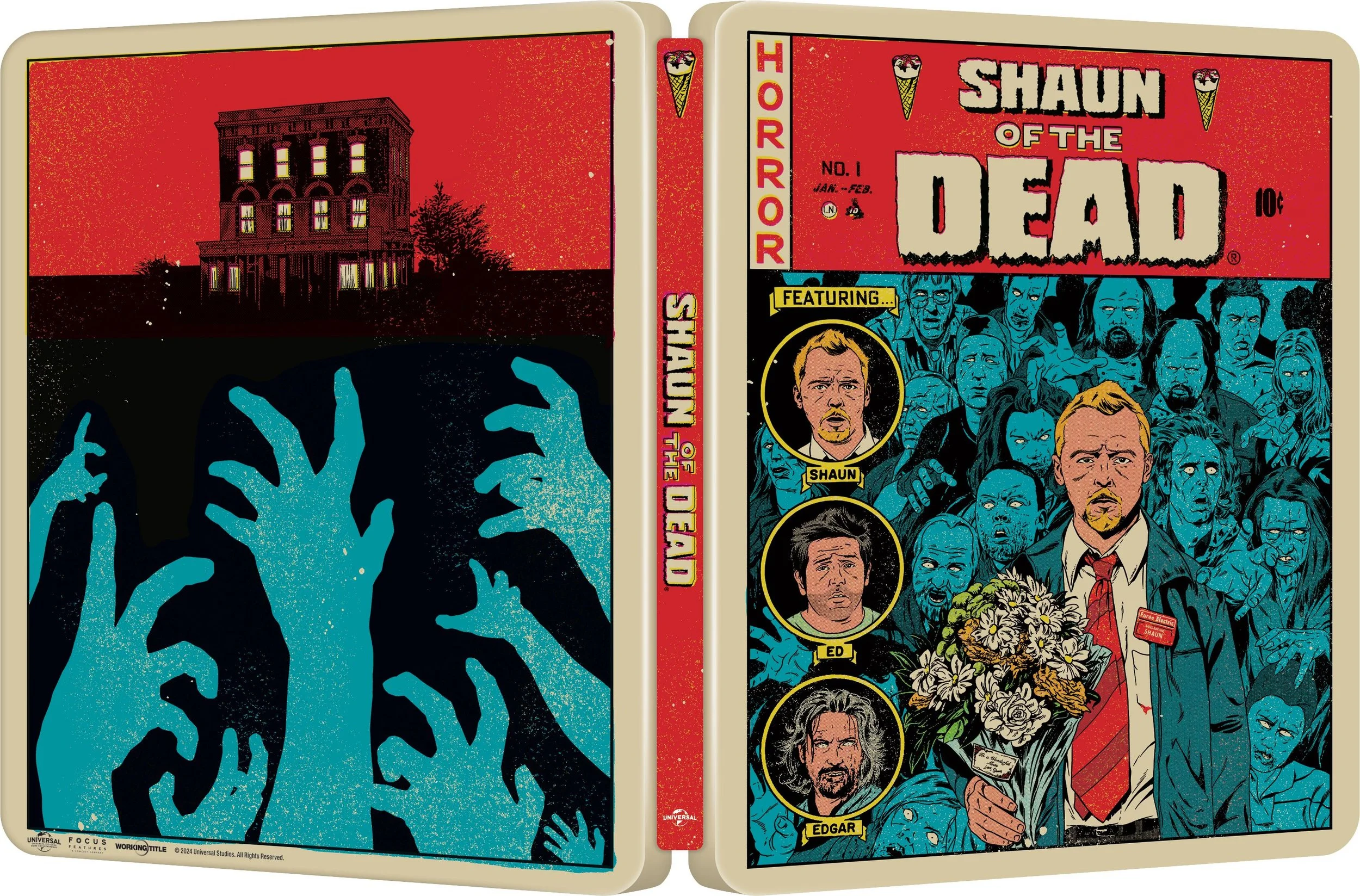&quot;SHAUN OF THE DEAD&quot; Steelbook Shambles Onto 4K Ultra HD this December!