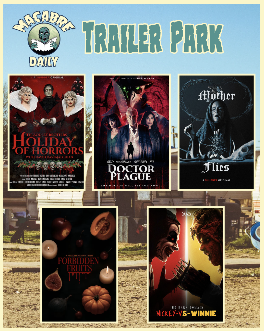 Macabre Daily's Trailer Park: Shudder, Independent Film Company, “DOCTOR PLAUGE”, And &quot;MICKEY-VS-WINNE,&quot; (TRAILERS)
