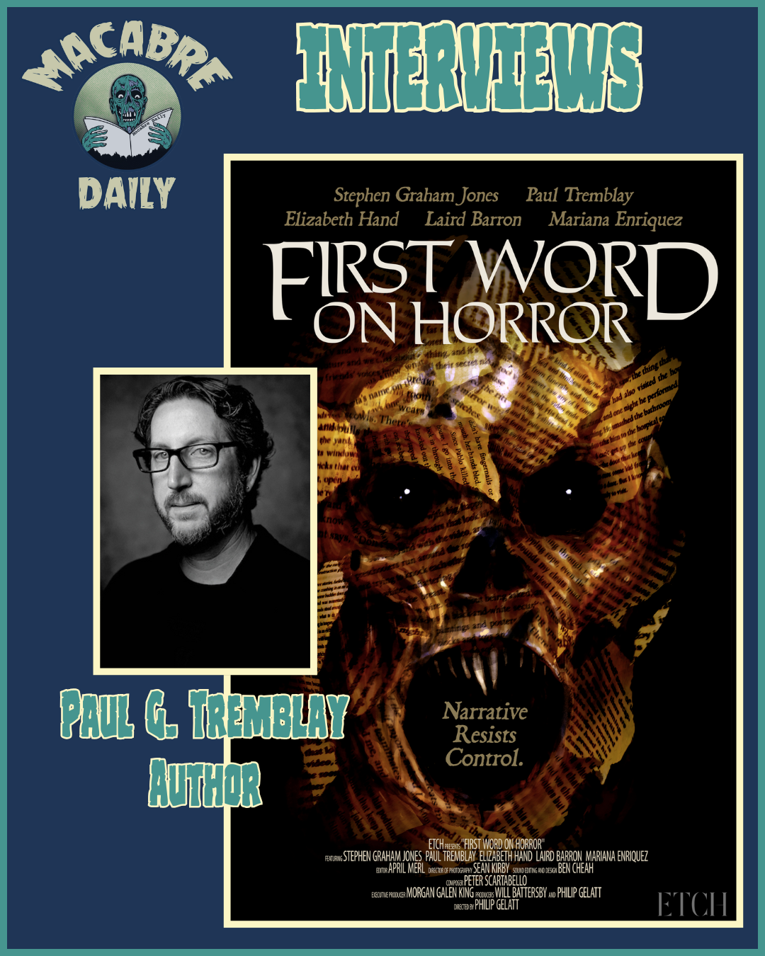 Paul Tremblay Talks to Macabre Daily About The 