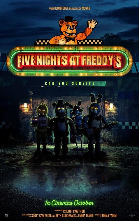 Five Nights at Freddy's' dominates Halloween box office