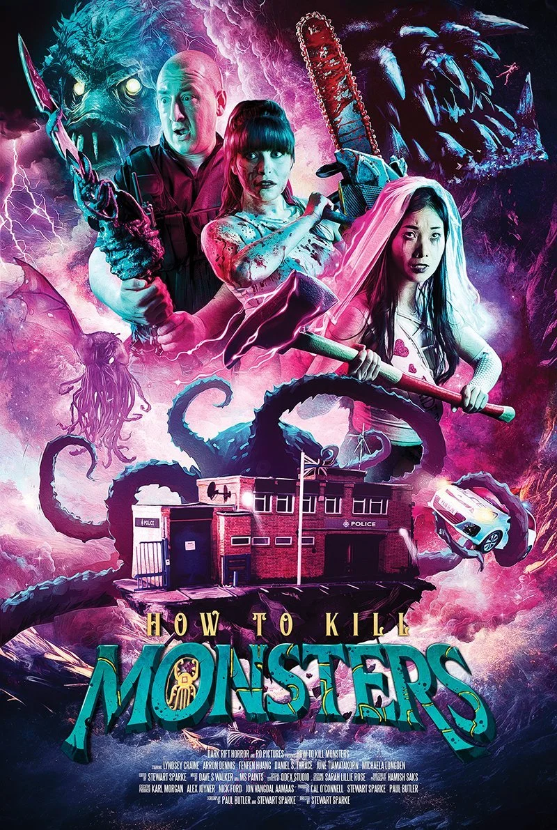 REVIEW) "HOW TO KILL MONSTERS" murders you with practical effect, mayhem,  and non-stop laughs!  Macabre Daily