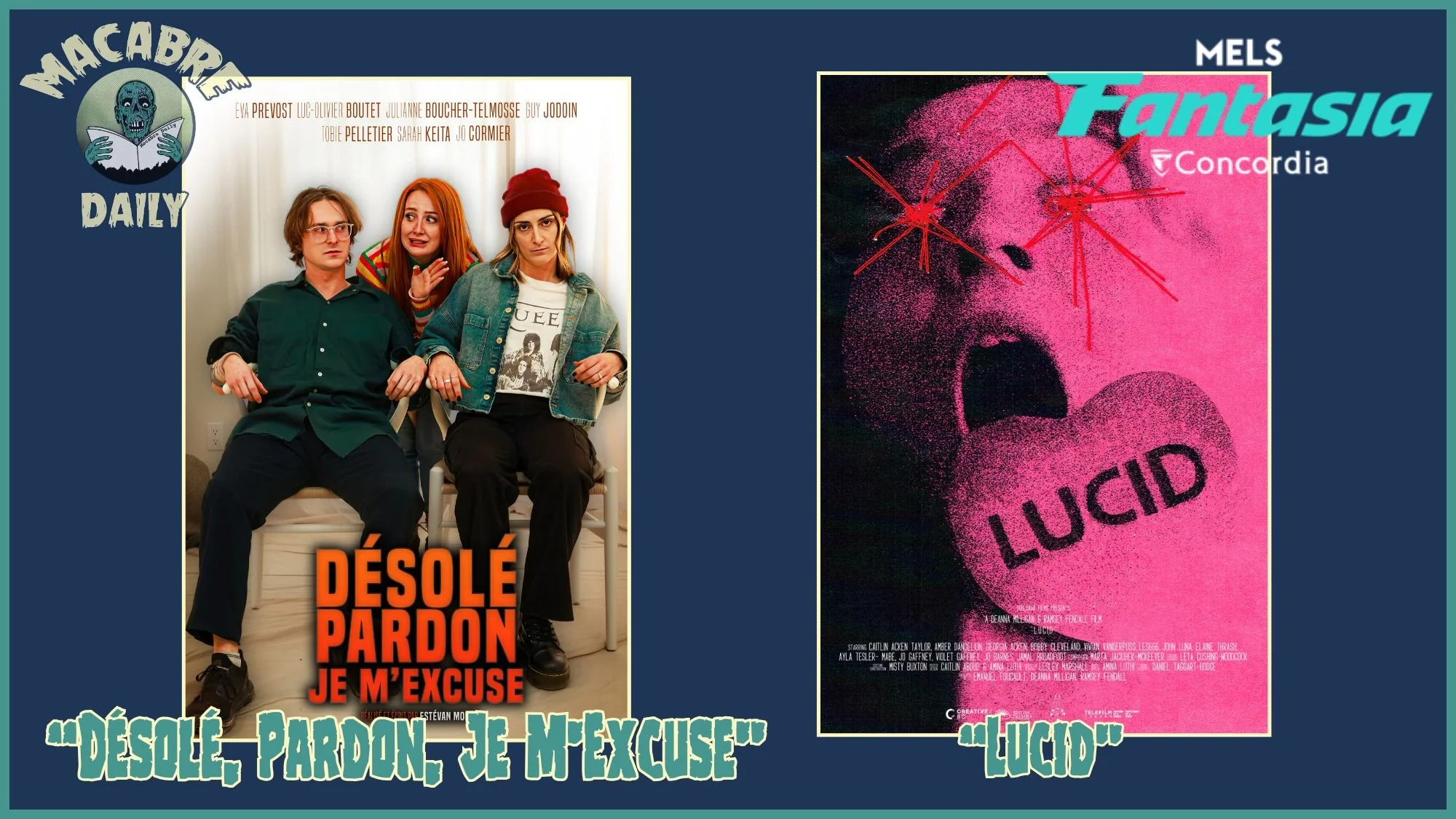 FANTASTIC FEST 2025: “DÉSOLÉ, PARDON, JE MEXCUSE” & LUCID (REVIEW) —  Macabre Daily