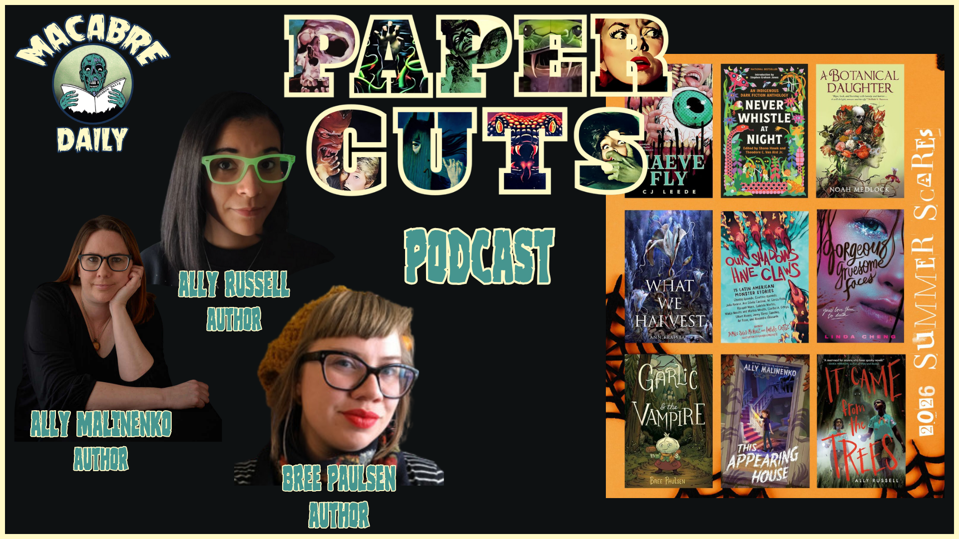 PAPER CUTS: 2026 Summer Scares Reading Program's Middle Grade Authors ...