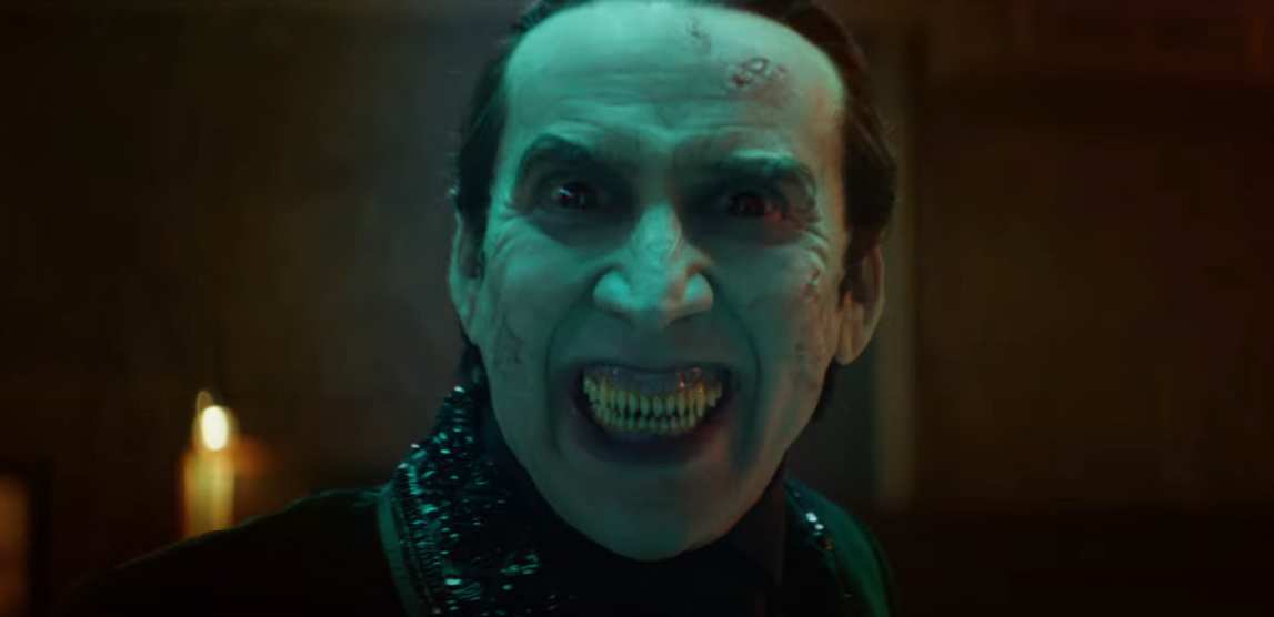 Nicolas Cage Shows His Fangs As Dracula In Official 'RENFIELD' Trailer