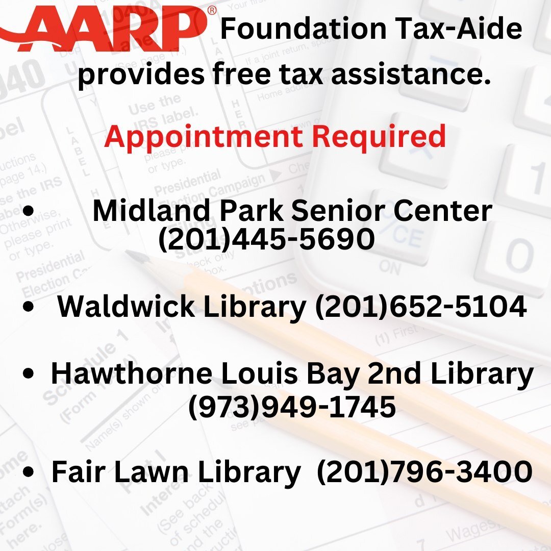 Need some assistance completing your taxes? Thanks to AARP and these local organizations, help is available through the beginning of April.⁠
Appointments are required!