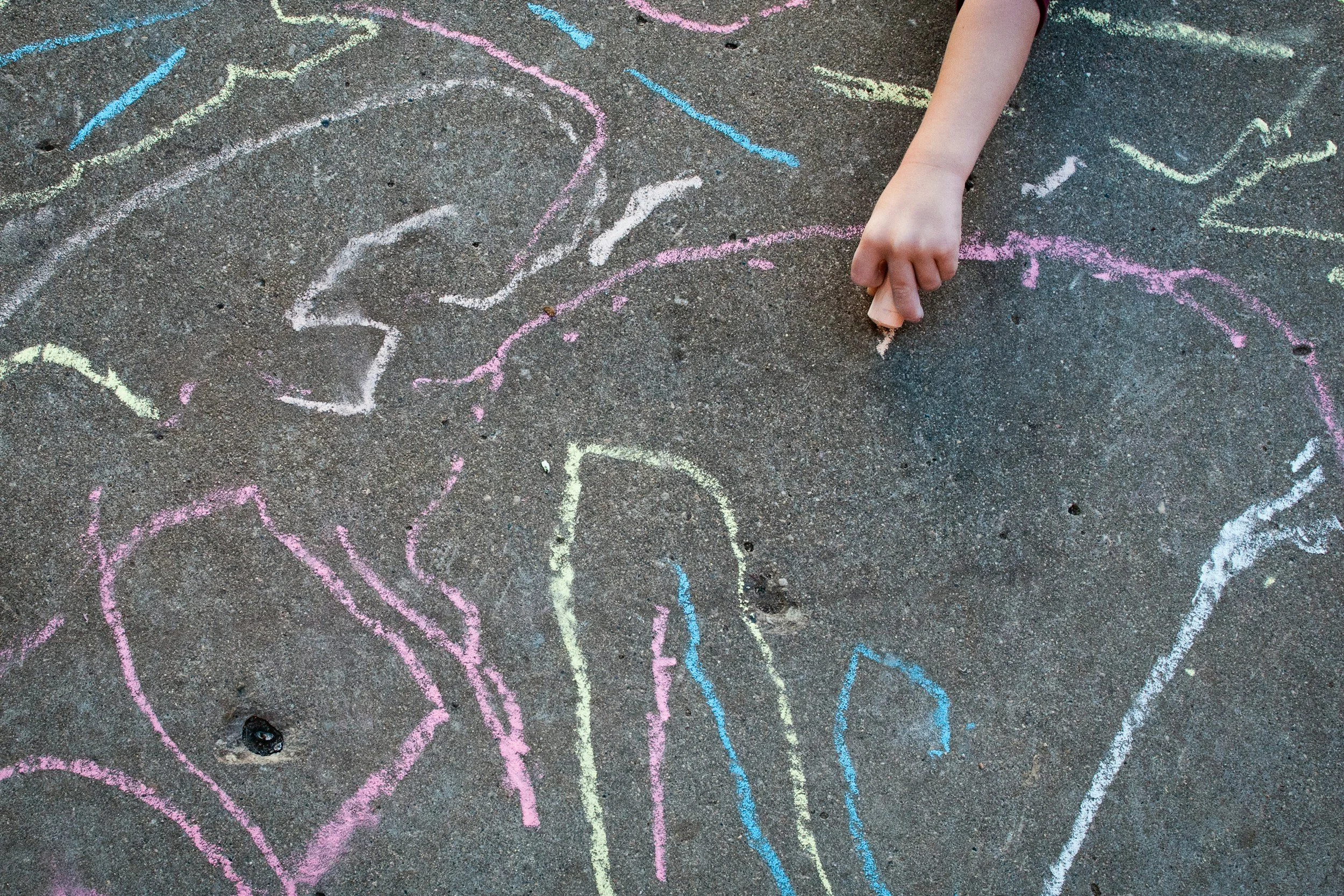 Sidewalk Chalk Drawing Contest