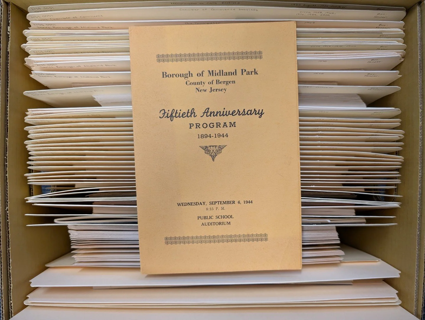 September 6, 1894, marked the incorporation of Midland Park as a town. Our square-mile town, as once calculated in a Mr. Varjian math class at Midland Park High School, was a result of &quot;Boroughitis&quot; that swept through NJ. Separating giant s