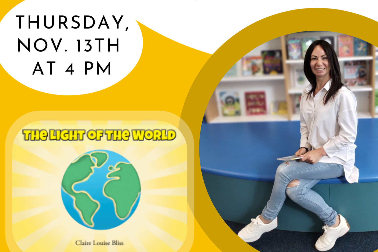 Family Story Time w/ Special Guest Claire Louise Bliss