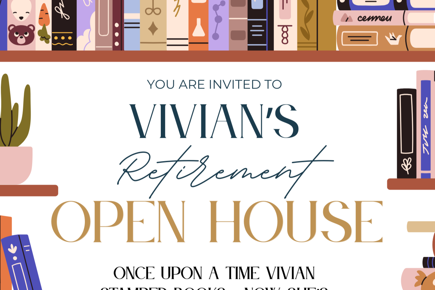 Vivian's Retirement Open House