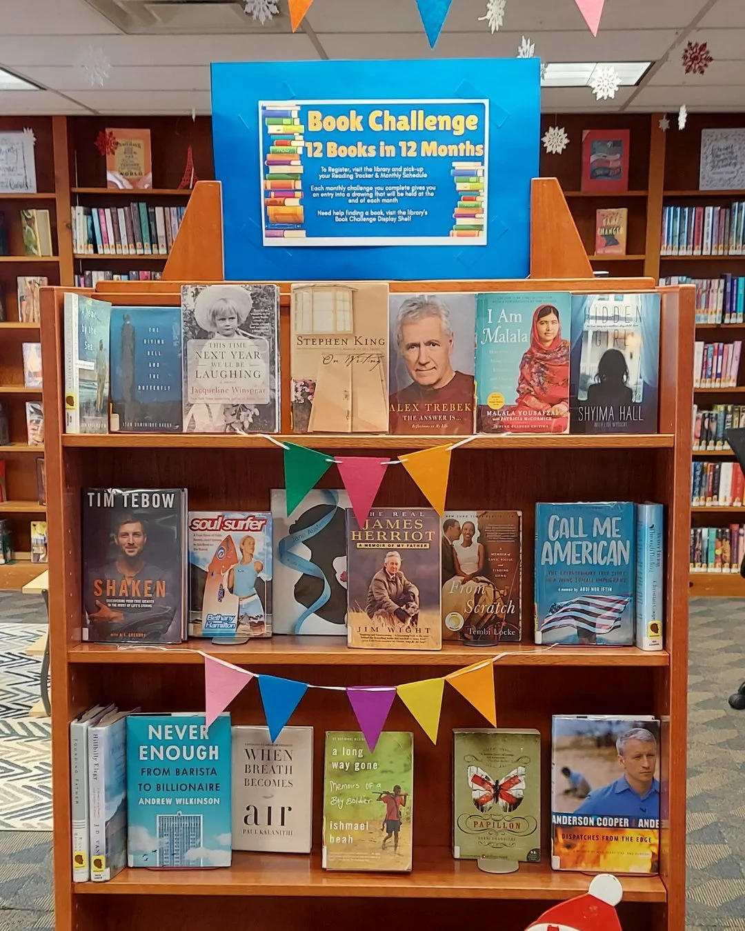 This month's prompt is Memoirs/Biographies!! Feel free to stop by the Midland Park Memorial Library to pick a book out from our collection or display!! Once you finish your book, be sure to let us know so we can enter your name in a gift card drawing