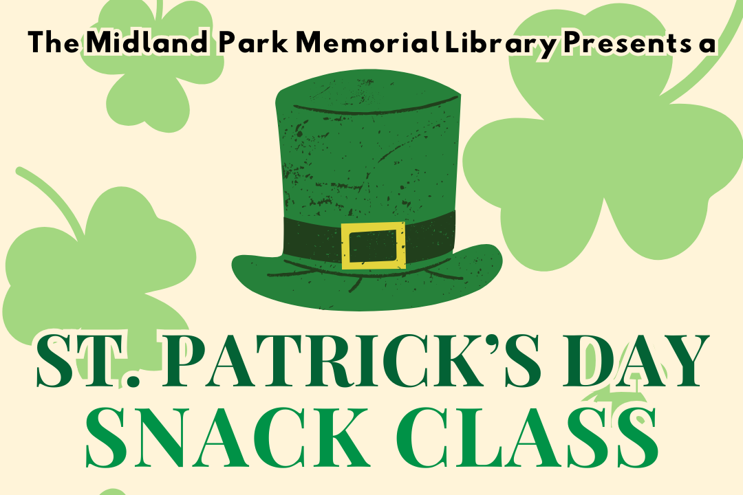 St Patrick's Day Snack Class!!