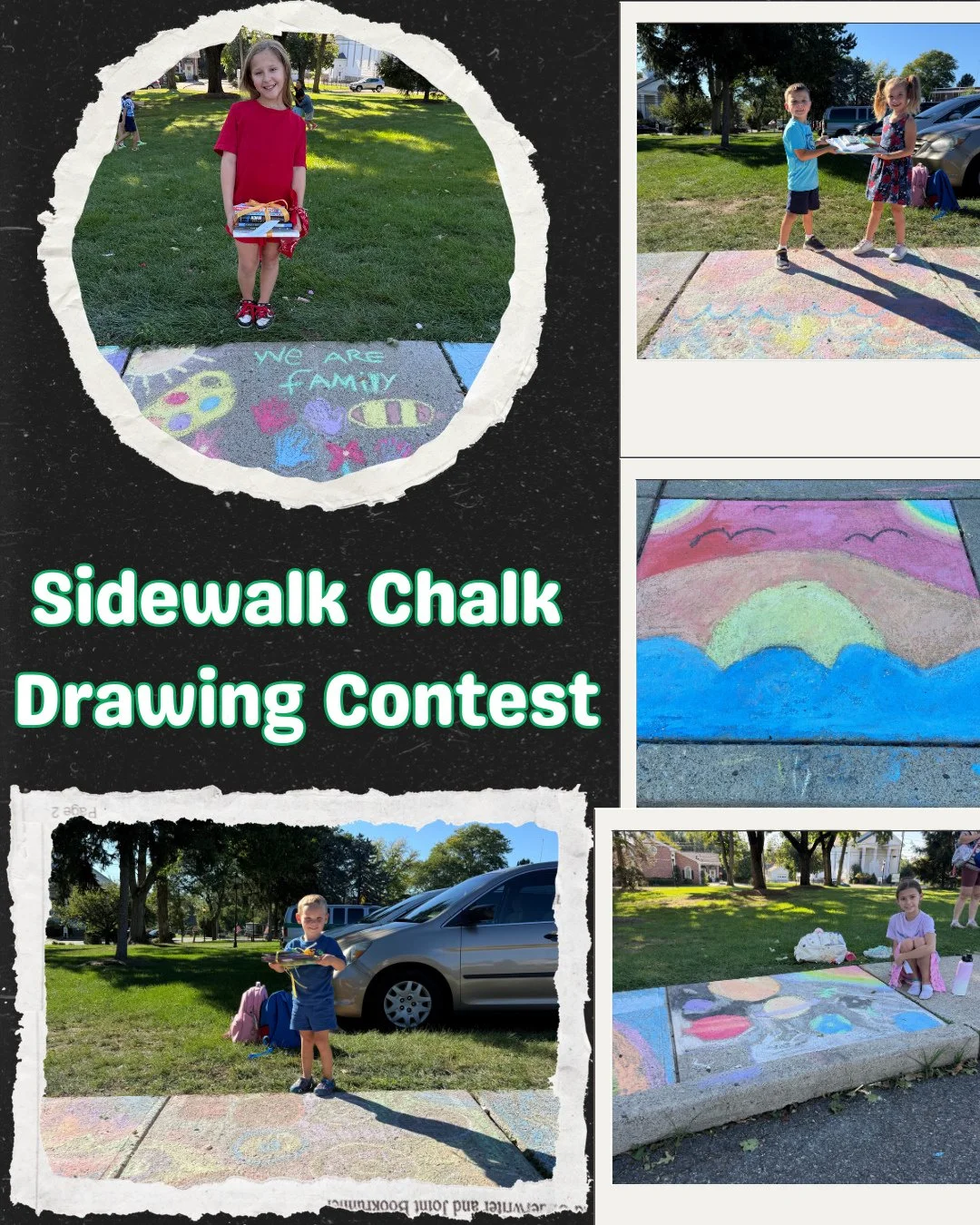 We had such a great turnout for our Sidewalk Chalk Drawing Contest on Friday at Midland Park Memorial Library!⁠
⁠
It was so great to see all the creativity and originality!⁠
⁠
Swipe through to see some of the great work that was done.