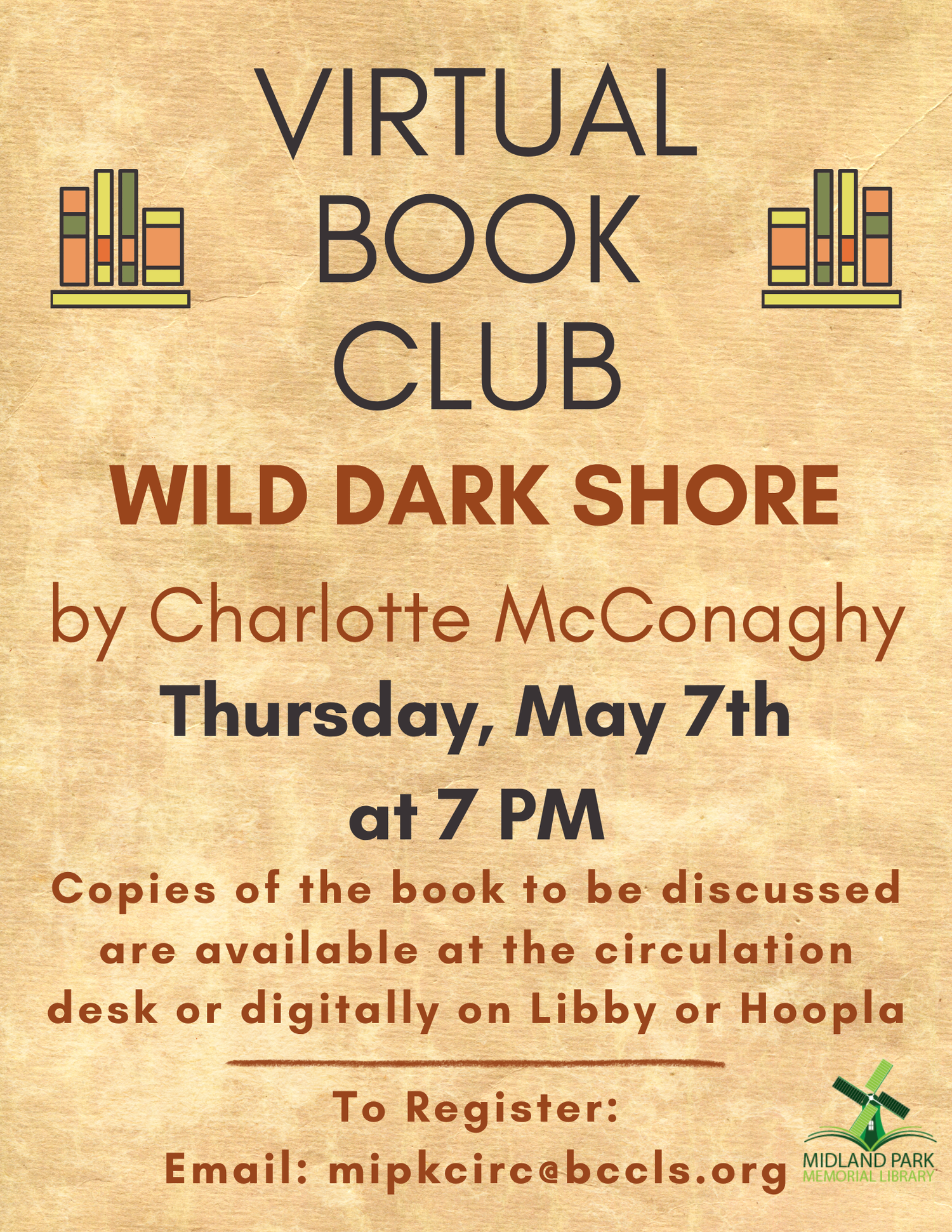 Virtual Book Club — Midland Park Memorial Library in Bergen County New ...