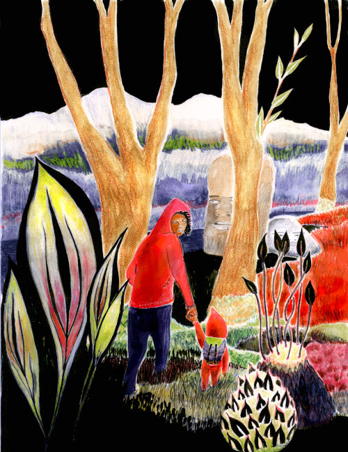 Dream 1 - when you find yourself grasping your own hands, and you think, that's weird, but then you realize you were dreaming. It's still weird, but now you have an explanation. 