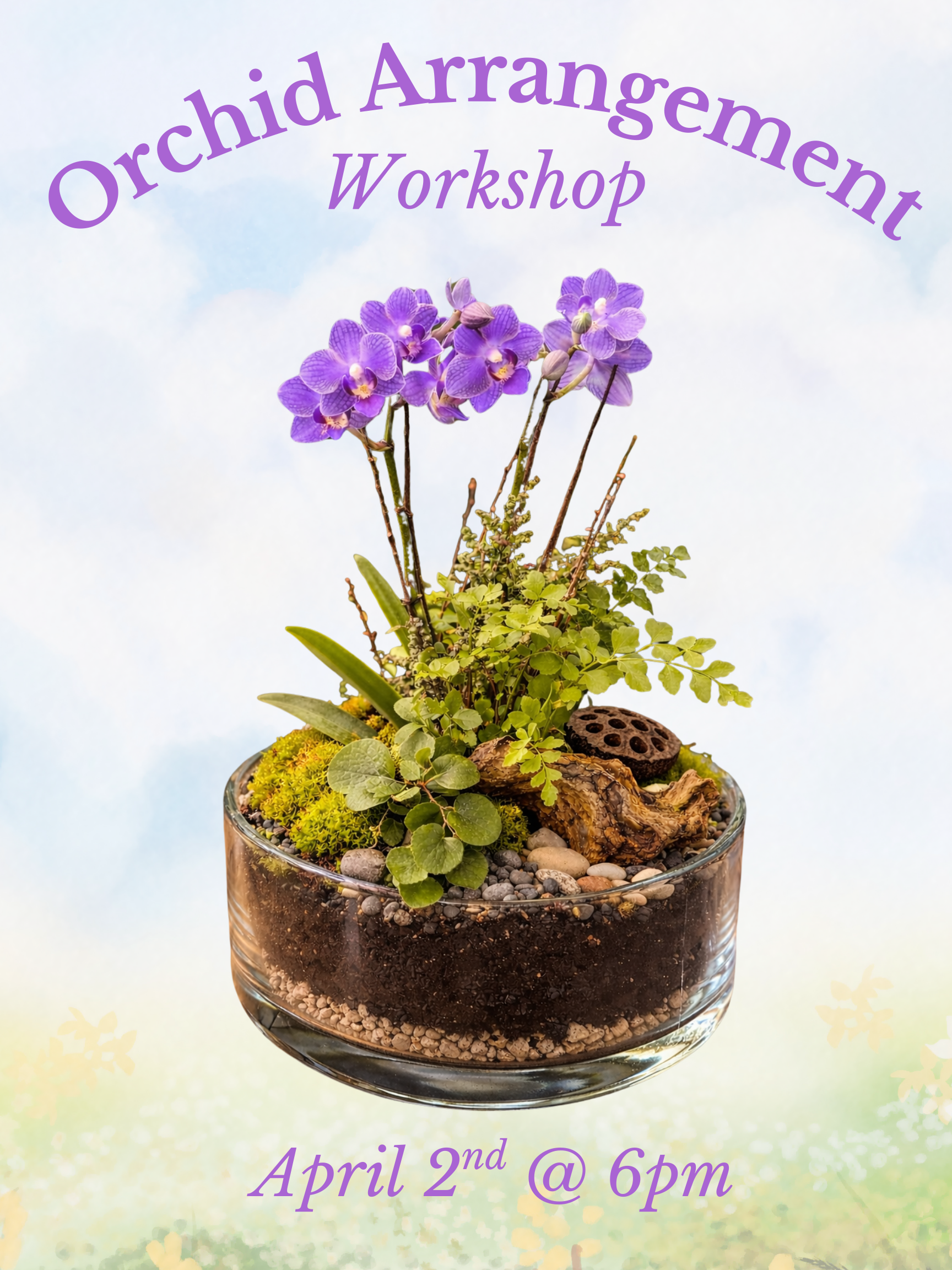 Orchid Arrangement Workshop
