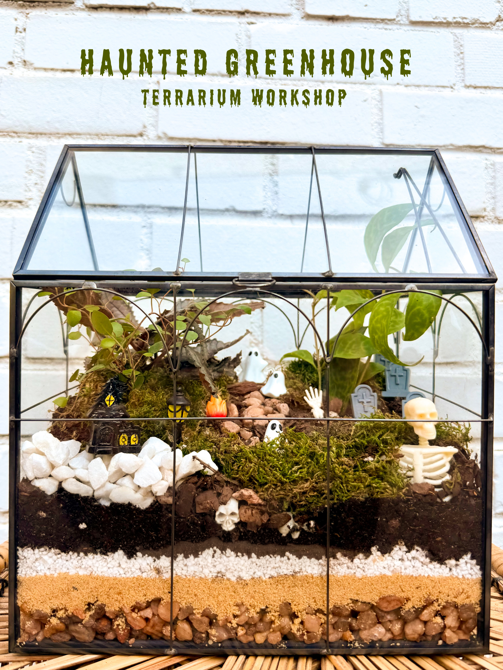 Haunted Greenhouse Terrarium Workshop