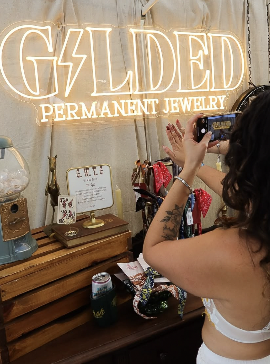 Gilded Permanent Jewelry Pop Up
