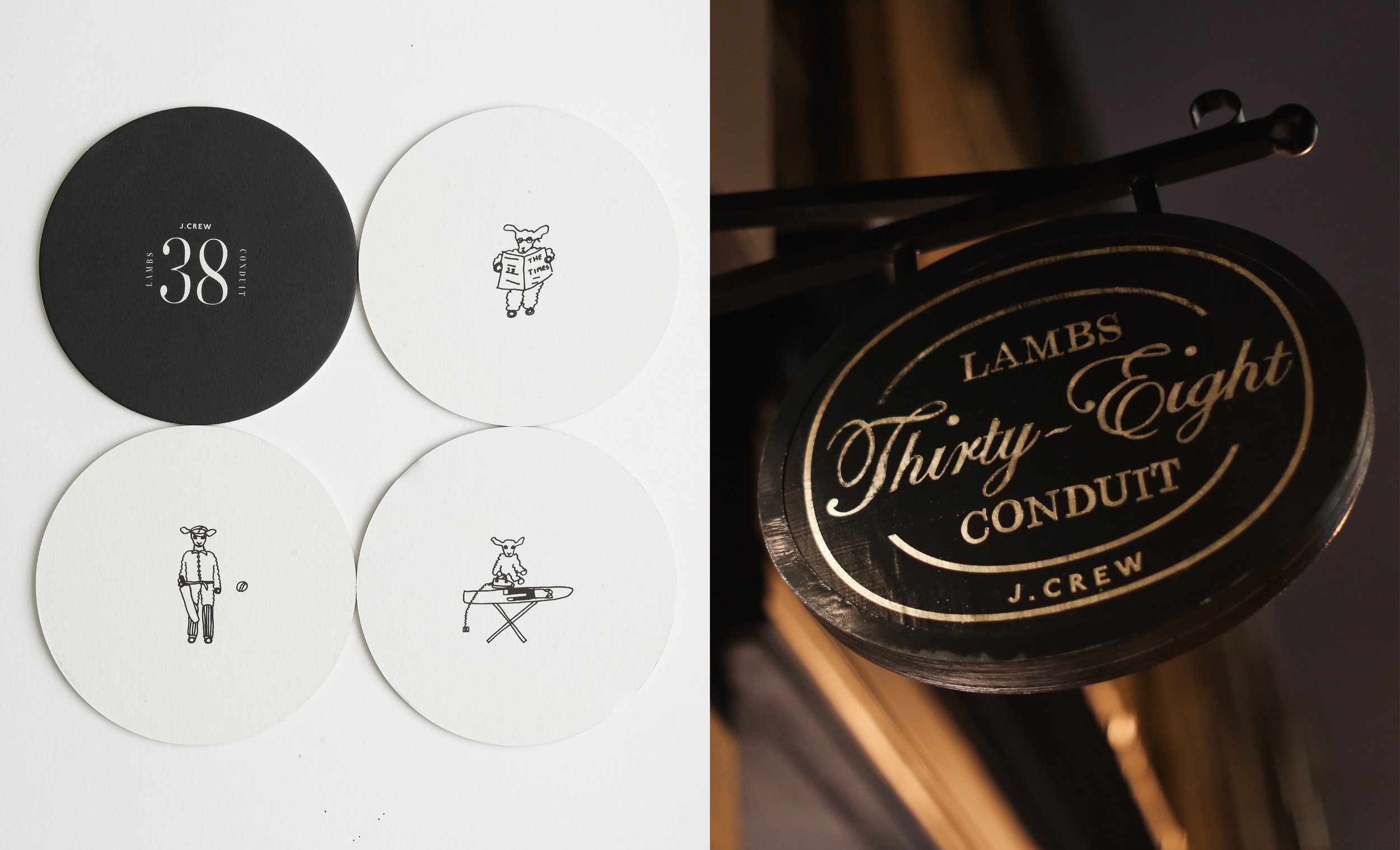 Coasters & Hanging store Sign