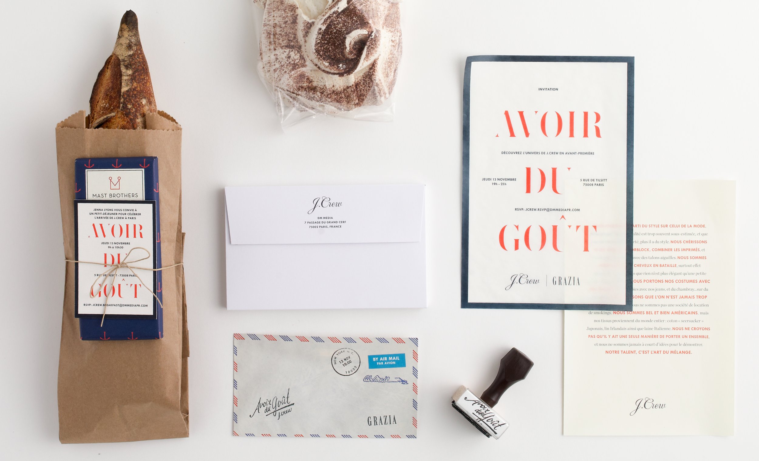 A delicious invitation brought NYC based chocolatier to Paris for a special invitation goûter